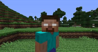 Herobrine Mod For Minecraft Affiche