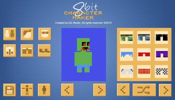 8 bit Character Maker Plakat