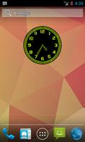 Neon Lime Clock Widget screenshot 1