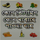 কোন ভিটামিন কোন খাবারে পাওয়া যায় иконка