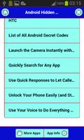 Android Hidden Codes and shotcut screenshot 1