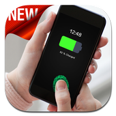 Fast Finger Battery Charger Prank icon