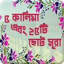 ৫ কালিমা ও ২৫টি ছোট সূরা বাংলা অর্থ সহ APK
