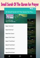 33 Small Surah Of The Quran for Prayer постер