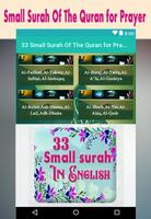 33 Small Surah Of The Quran for Prayer capture d'écran 2