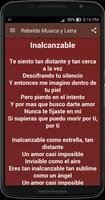 Rebelde Música y Letra captura de pantalla 1