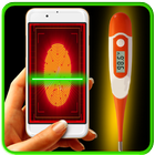 Thermometer Body Temperature Finger Scanner Prank أيقونة