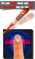 Poster Thermometer Body Temperature Finger Scanner Prank