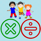 Multiplicação Divisão Crianças icône
