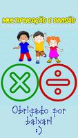 Multiplicação Divisão Crianças Affiche