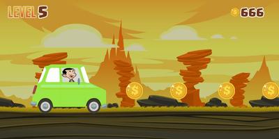 Adventure bean Car الملصق