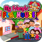 My Pretend House - Kids Family & Dollhouse Games आइकन