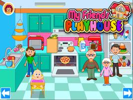 My Pretend House - Kids Family & Dollhouse Games скриншот 1