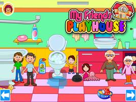 My Pretend House - Kids Family & Dollhouse Games स्क्रीनशॉट 2