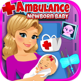 Ambulance Newborn Baby & Mommy
