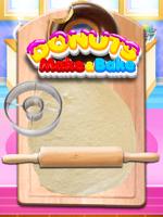 Donut Yum - Make & Bake Donuts Cooking Games FREE ảnh chụp màn hình 1