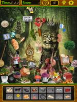 Hidden Objects Night Forest Poster