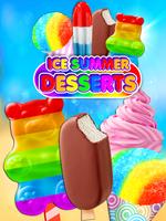 Ice Summer Dessert Food FREE poster
