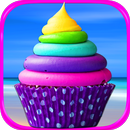 Rainbow Cupcakes Maker - Kids FREE Cooking Games APK