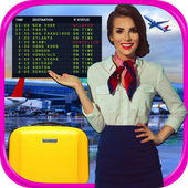 تحميل   Real Airport & Flight Attendant Simulator FREE APK 