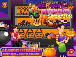 Halloween Supermarket Grocery plakat