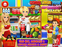 School Lunch Food Supermarket اسکرین شاٹ 1