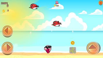 Super Kirby Beach Adventure Ekran Görüntüsü 1