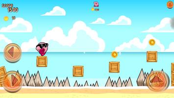 Super Kirby Beach Adventure capture d'écran 3