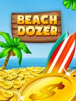 Beach Party Coin Dozer Game Affiche