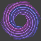 Colorful Spinning Shapes Wallpaper icon