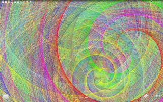 Colorful Spinning Shapes Wallpaper screenshot 2