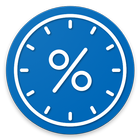 Percentage Clock biểu tượng