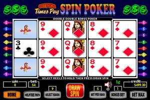 Super Times Pay Spin Poker - FREE скриншот 2