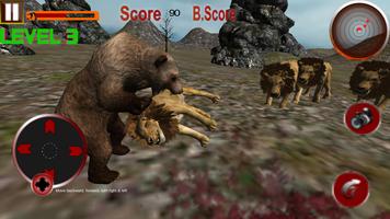 Bear Simulator Jungle Attack capture d'écran 2