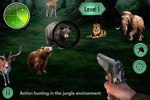 Animal hunting wild bear Sniper Shooter Affiche