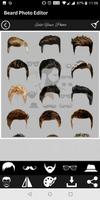 Man Hair Beard Mustache Photo Editor App Affiche