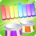 Kids Piano and Drum Music Game-icoon