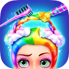 Rainbow Hair Salon - Dress Up أيقونة