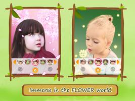 برنامه‌نما Flower Selfie Cam - pics, came عکس از صفحه