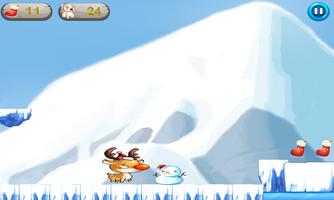 angry bear run snow screenshot 2