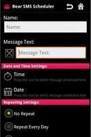 SMS Scheduler Lite capture d'écran 1