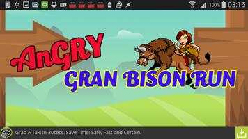 Angry Bison Run syot layar 1