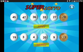 Lucky Lotto Generator ảnh chụp màn hình 3