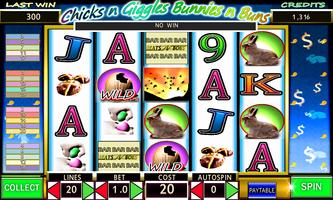 Chicks n Giggles Easter Slots постер