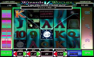 Video Slots: Wizards v Witches скриншот 1