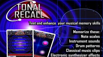 Tonal Recall music memory game Affiche