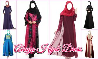 Beautiful Hijab Abaya Dress Photo Frames Affiche