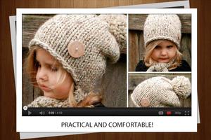 Beautiful knitted hats capture d'écran 1