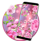 آیکون‌ Beautiful Pink Rose Theme