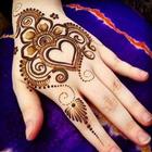 beau dessin au henné icône